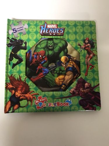 Marvel Heroes : My First Puzzle Book: 5-Number Coded Puzzles