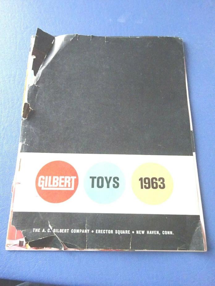 1963 Gilbert Toys Catalog, Table Hockey Games, Dinky, Auto-Rama, Erector Set