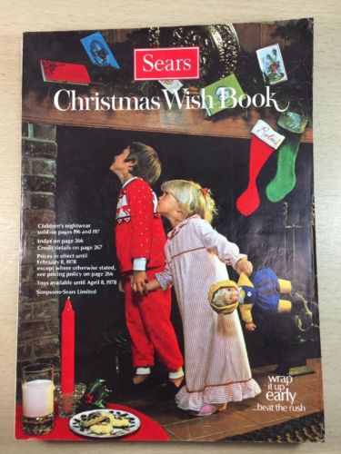 Sears Wishbook Cataloge 1977 Christmas Toys Magazine Shopping Ordering Reference