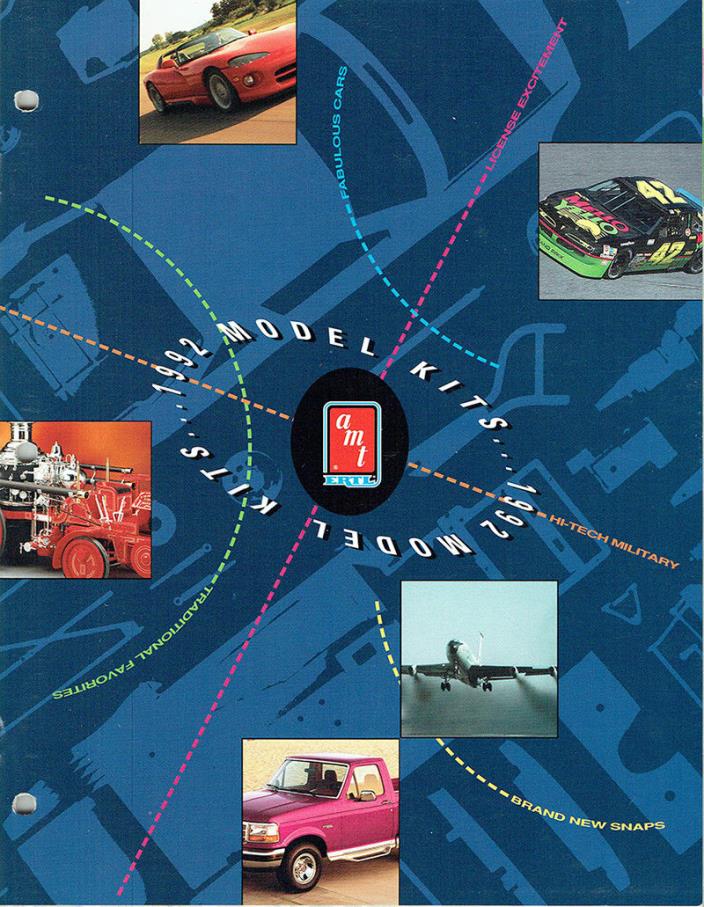 1992 AMT / ERTL Model Kits Collectibles Dealers Brochure / Catalog