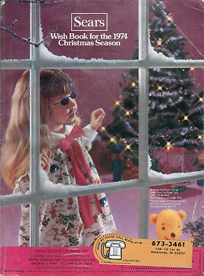 1974 SEARS Wish Book for the '74 Christmas Season Catalog