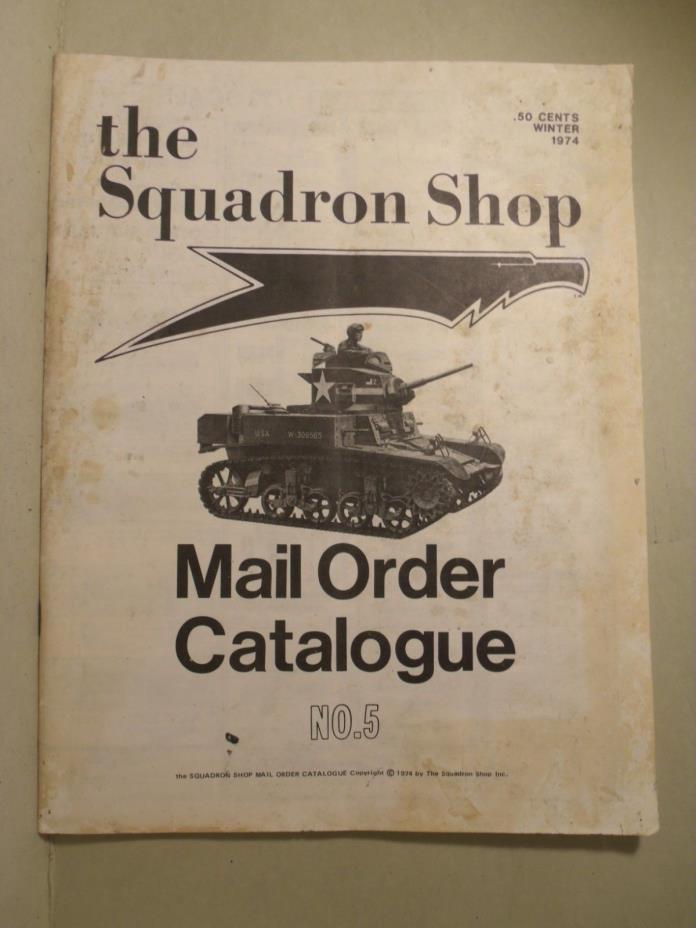 The Squadron Shop Mail Order Catalogue No. 5 Winter 1974 Revell MONOGRAM etc
