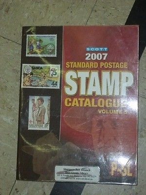 Scott STANDARD POSTAGE STAMP CATALOGUE 2007 Volume 5 P-SL Color VGUC