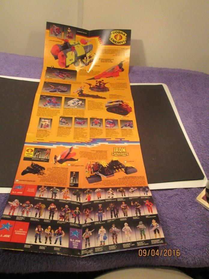 G.I Joe 1987 Advertisement booklet