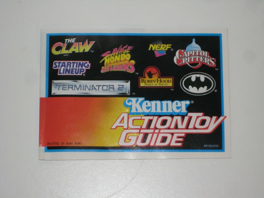 Kenner Action Toys Guide 1992 Vintage Batman Returns Terminator 2 Nerf Robin