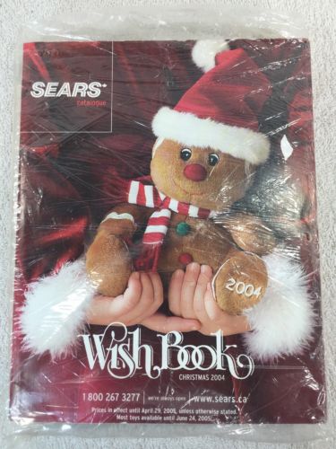 Sears Wishbook Cataloge 2004 Christmas Toys Magazine Shopping Sealed in bag