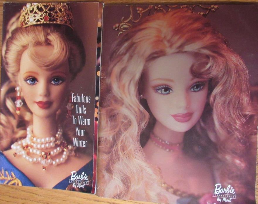Vintage Special Mattel & Disney collections Barbie doll by mail doll catalogs 98