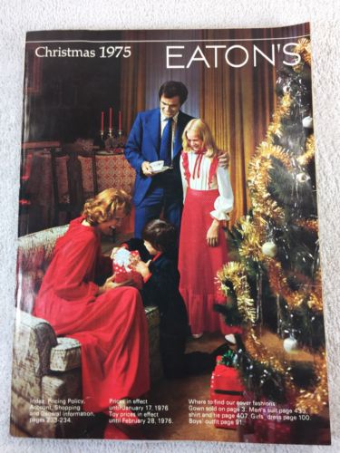 Eatons Cataloge Christmas Winter 1975 Christmas Toys Magazine Shopping Ordering