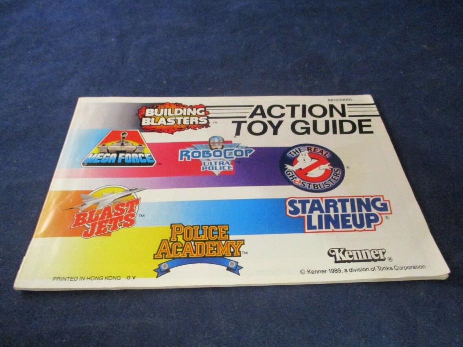 Kenner Action Toy Guide Promo Product Mini Catalog Ghostbusters Robocop 1989