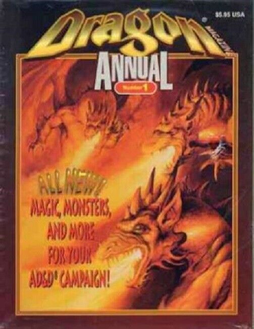DRAGON MAGAZINE ANNUAL 1 1996 Issue TSR Dungeons & Dragons D&D
