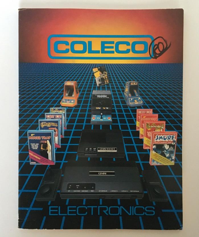 Coleco 1982 Toy Fair Catalog  Video Games Donkey Kong Rare