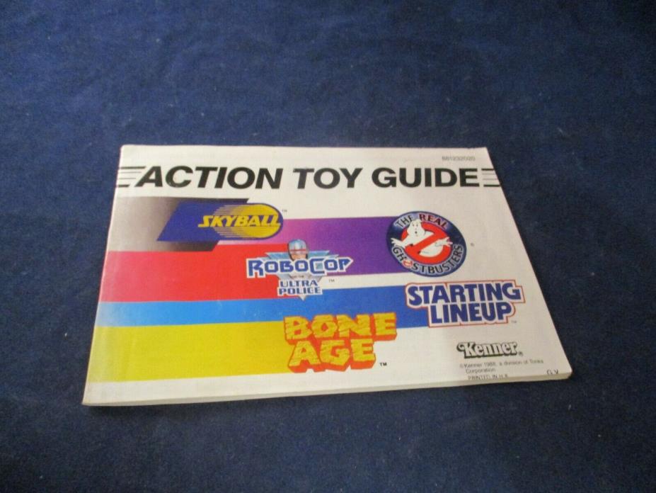 Kenner Action Toy Guide Promo Product Mini Catalog Ghostbusters RoboCop 1988