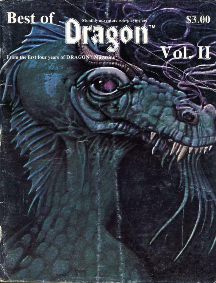 Best of Dragon Magazine Vol II 1981 Dungeons & Dragons AD&D TSR