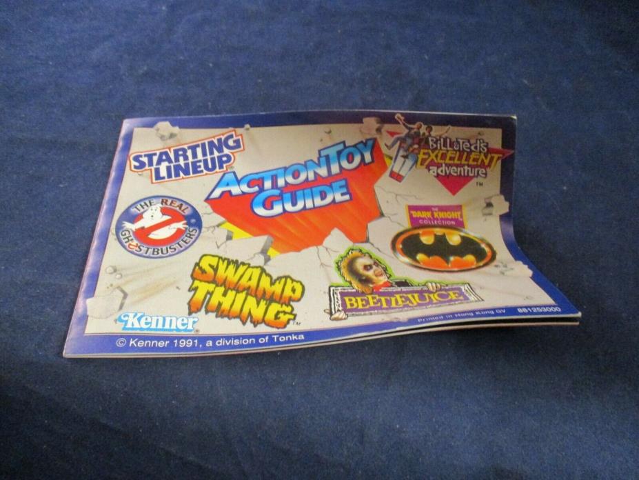 Kenner Action Toy Guide Promo Product Mini Catalog Ghostbusters Swamp Thing 1991