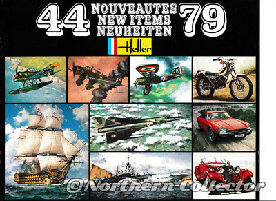 Heller 1979 New Items Hobby Kit Catalog Planes Military Ships Figures Model Car