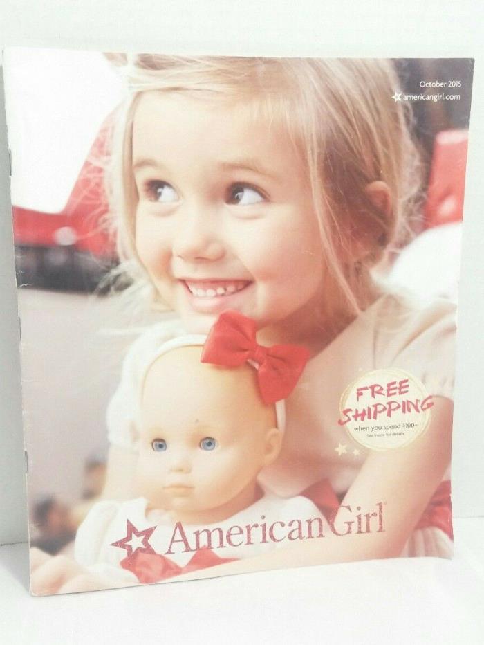 American Girl Doll Shopping Mail Order Catalog October 2015