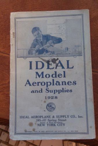 Ideal Model Aeroplanes and Supplies, 1928 Catalogue