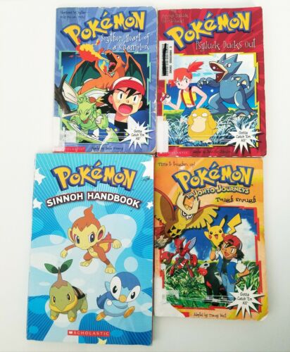 Pokemon book lot. 4 books.