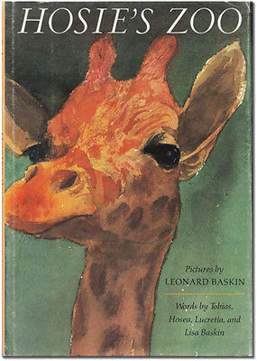 Hosie's Zoo - Signed by Leonard Baskin + Hosie Baskin - First Edition Hardcover