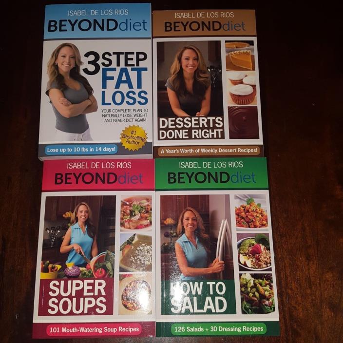 Beyond Diet 3 Step Fat Loss Isabel De Los Rios Complete Weight 4 books lot