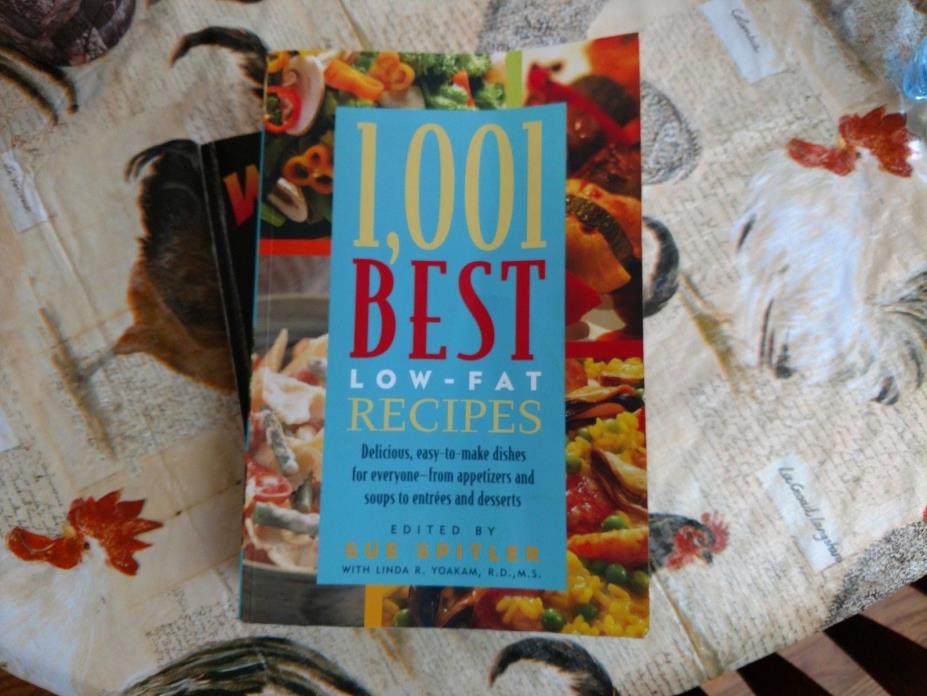 1001 Best Low Fat Recipes Cookbook  MSRP $19.95