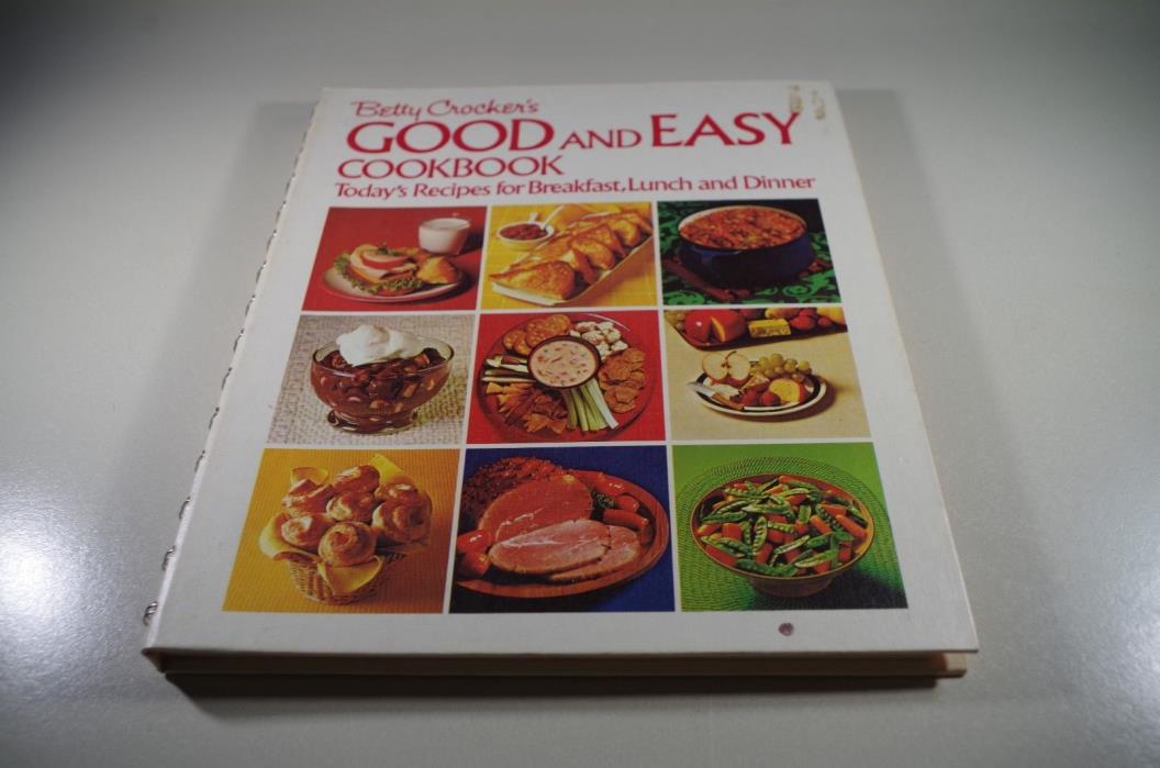 BETTY CROCKER'S GOOD AND EASY COOKBOOK: TODAY'S RECIPES #589