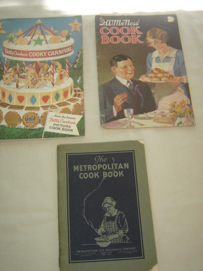 Metropolitan Life Cookbook Betty Crocker Cookbook McNess Cookbook 9183