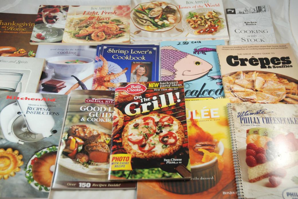 Cooking Recipe Booklets Pamphlets (most 1990's)  Lot of 16