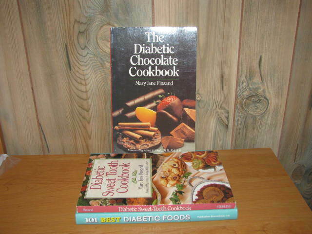 Lot of 3 Diabetic Cookbooks Best Diabetic Foods