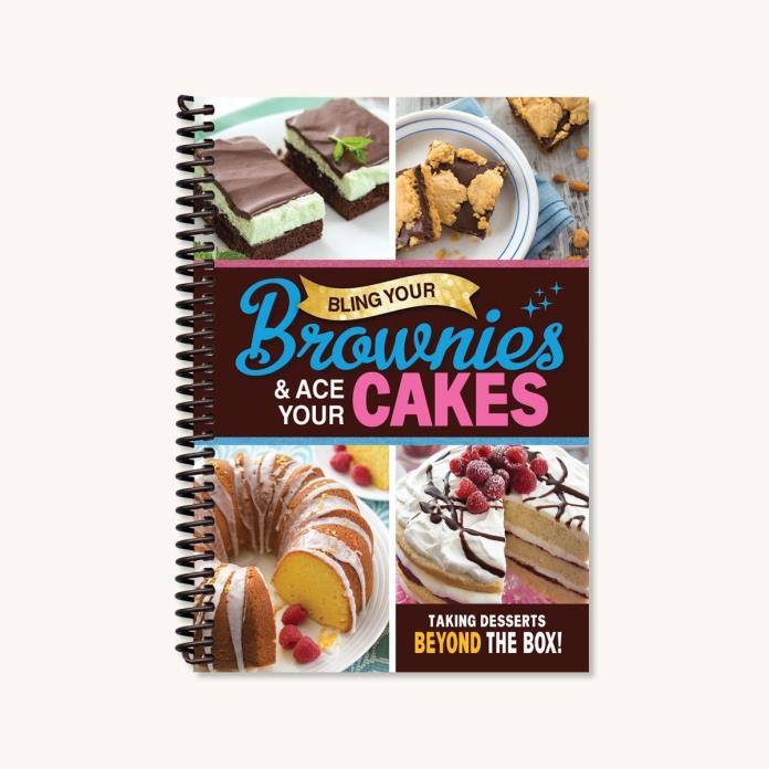 Brownies & Cakes Cookbook, Desserts recipes beyond the box, gourmet treats, NEW