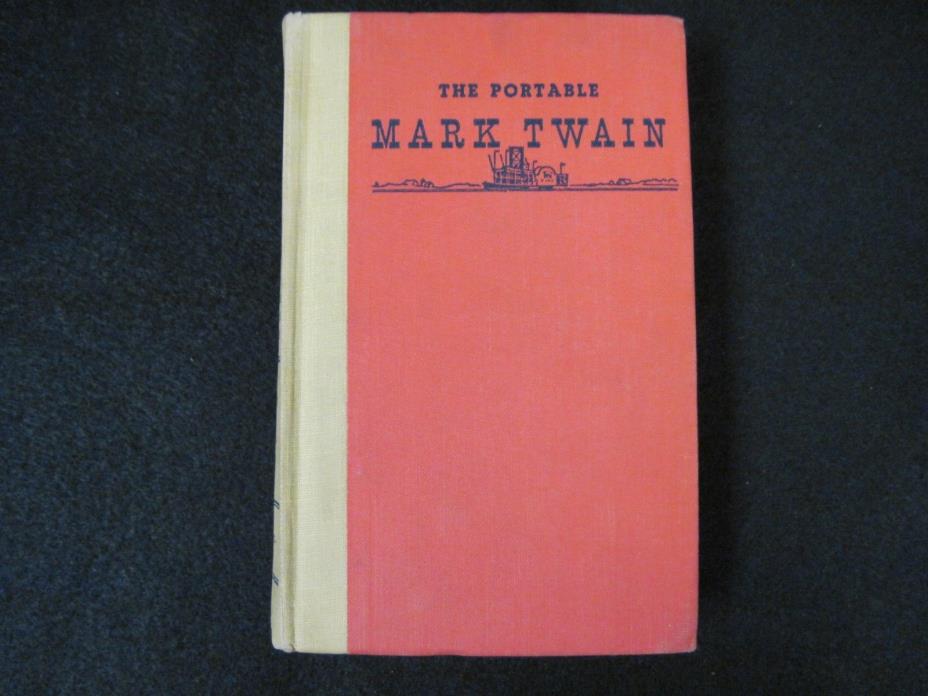 Vintage The Portable Mark Twain Third Printing 1953 Hardcover