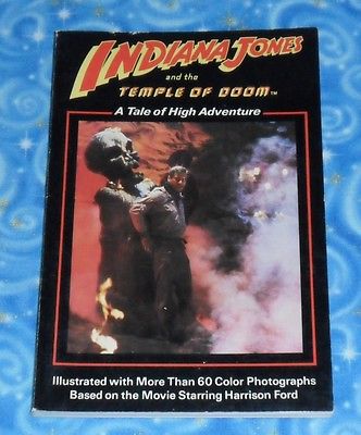 Indiana Jones and the Temple of Doom A Tale of High Adventure Paperback Book USA