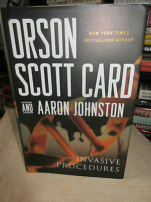 Invasive Procedures by Orson Scott Card and Aaron Johnston (2007, Hardcover)