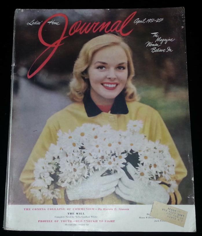 Ladies Home Journal April 1951 - Fair Condition