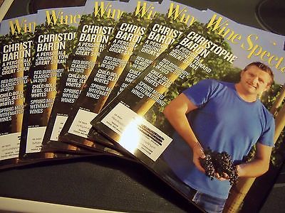 Wine Spectator Lot of (6) magazines May 3,2016 New Issue
