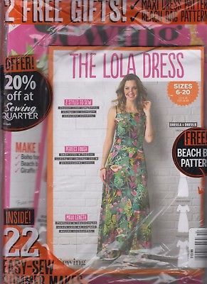 Simply Sewing Issue 44 2018 includes 2 Patterns BRAND NEW