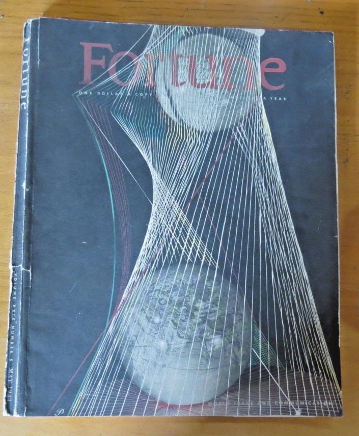 Fortune Magazine Wartime May 1944 Rare Industrial Ads