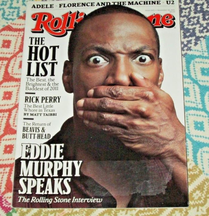 Rolling Stone Magazine November 2011 Eddie Murphy Rick Perry Beavis Butthead