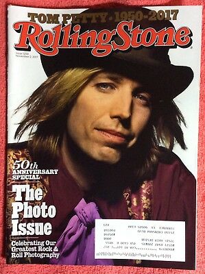 ROLLING STONE NOVEMBER 2017 TOM PETTY 1950-2017 50TH ANNIVERSARY THE PHOTO ISSUE