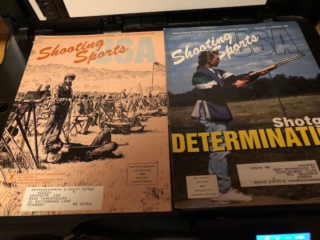 Collection of NRA USA Shooting Sports Magazines Excellent Condition