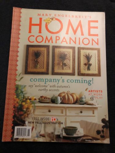 Mary Engelbreit’s Home Companion Magazine October November 2002 no dolls