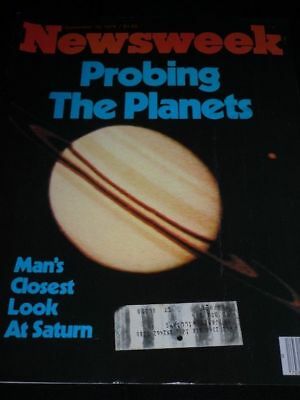 NEWSWEEK MAGAZINE SEPTEMBER 10 1979 PROBING THE PLANETS MAN'S LOOK AT SATURN