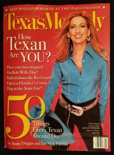 Lee Ann Womack TEXAS MONTHLY MAGAZINE Country Music Star Lee Ann Womack