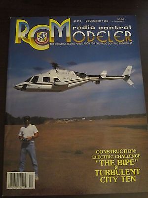 RCM Radio Control Modeler Magazine December 1995 Bell 222 Helicopter Bipe (I)