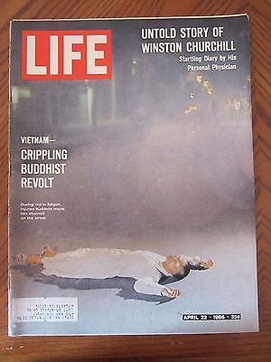 Life Magazine Vietnam Crippling Buddhist Revolt Untold Winston Churchill 1966