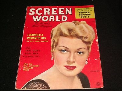 SCREEN WORLD ° RARE  VINTAGE MAGAZINE<> ANNUAL 1956 <> JANET LEIGH
