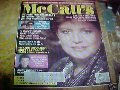 JANUARY 1985 MCCALL'S MAGAZINE BARBARA WALTERS