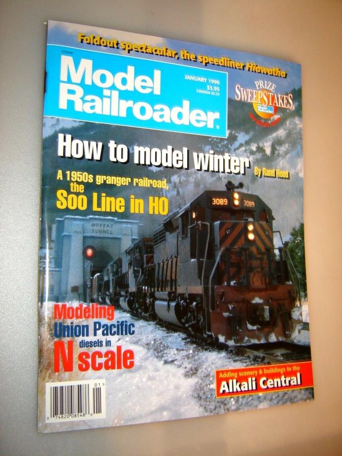 Model Railroader Magazine January 1996