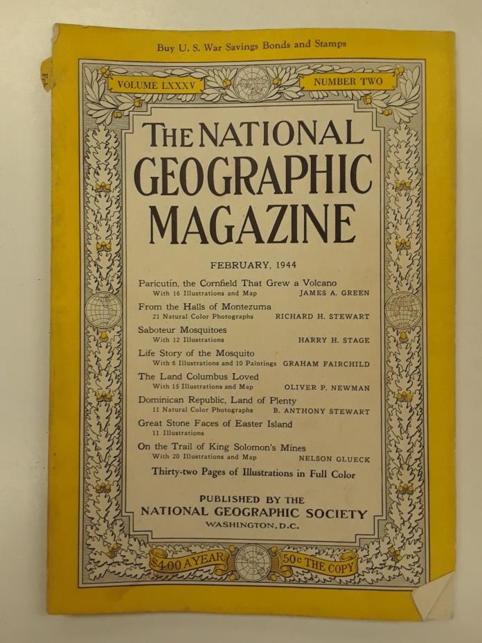 National Geographic: February, 1944