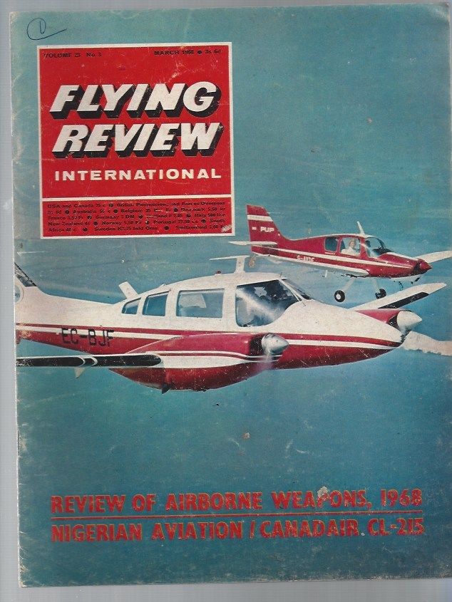 Flying Review International Magazine Nov 1967 & March 1968 Very RARE